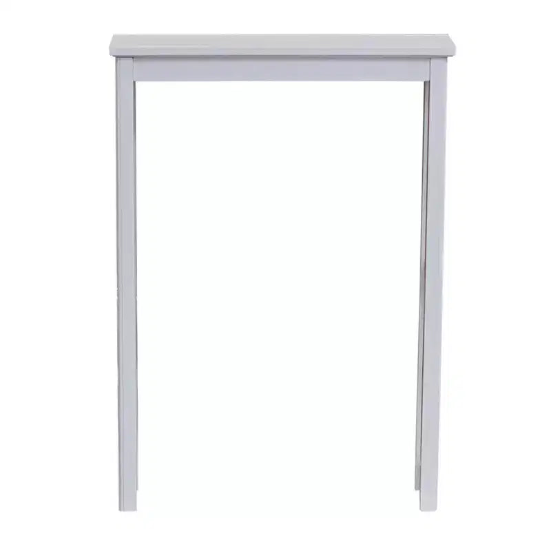 Étagère de toilettes blanche