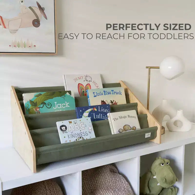 Étagère à Livres pour Enfants Organisateur Décoratif pour Chambres de Bébés Filles et Garçons, Salles de Jeux