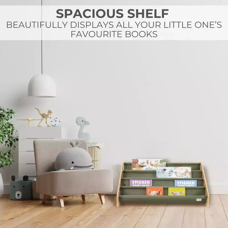 Étagère à Livres pour Enfants Organisateur Décoratif pour Chambres de Bébés Filles et Garçons, Salles de Jeux