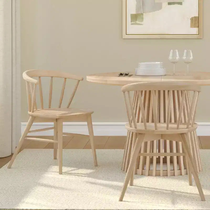 Chaises de salle à manger, chaise de cuisine en bois massif