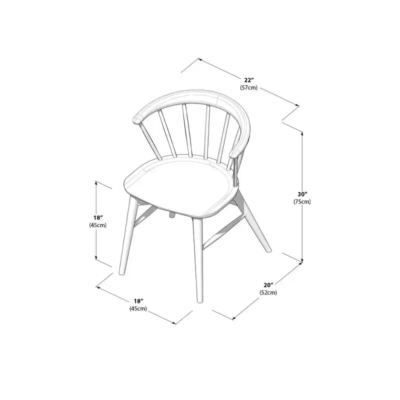 Chaises de salle à manger, chaise de cuisine en bois massif