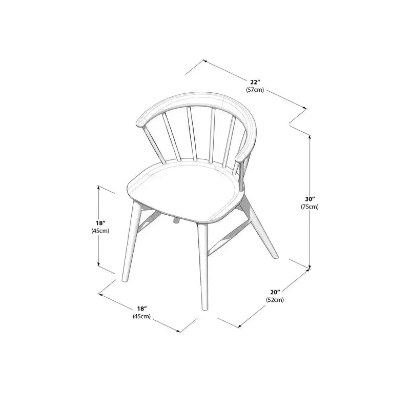 Chaises de salle à manger, chaise de cuisine en bois massif