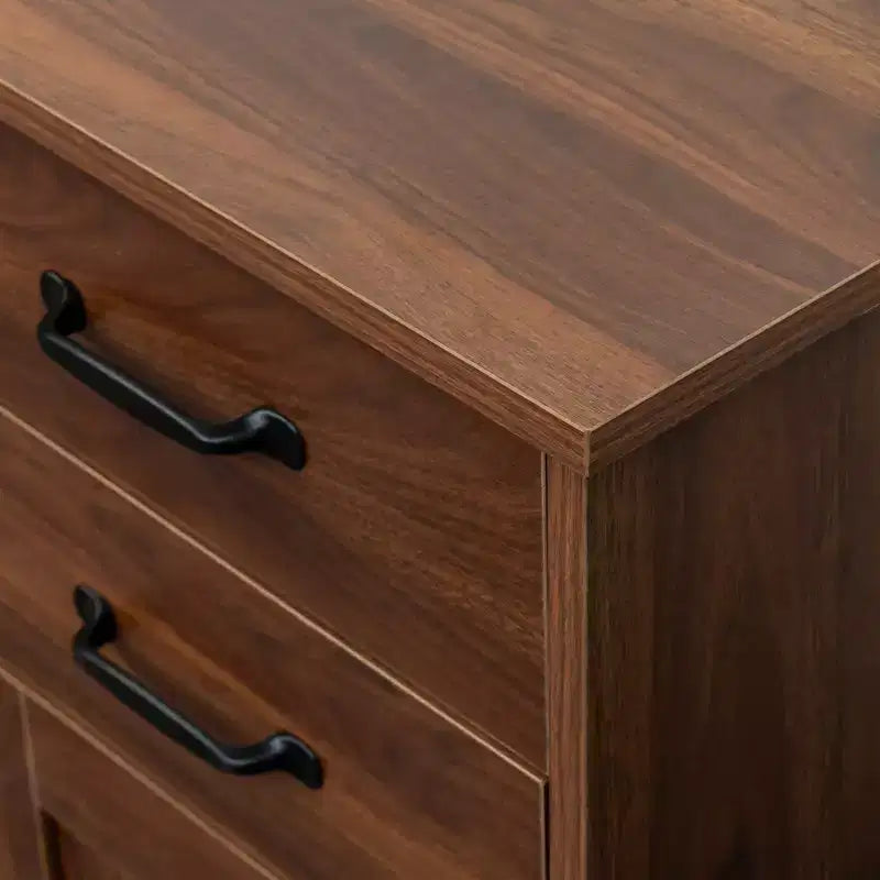Buffet/bahut moderne en bois à 3 portes, meuble de rangement pour entrée/salle à manger