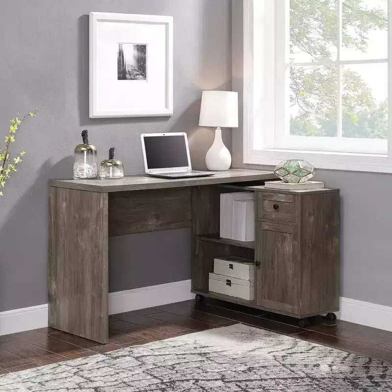 Poste de travail - Mobilier de bureau moderne du milieu du siècle avec rangement
