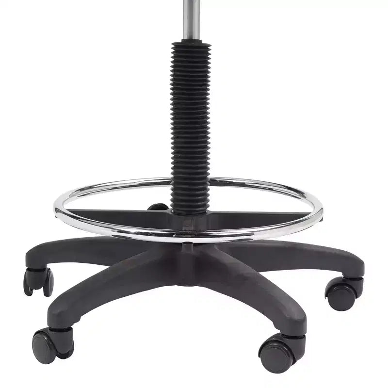 Chaise de travail en polyuréthane réglable en hauteur, pivotante, soutien lombaire