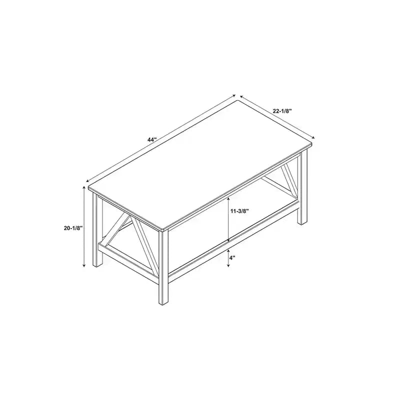 Table basse brun bois flotté