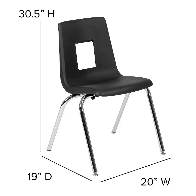 Chaise d'école Student Stack - 18 pouces