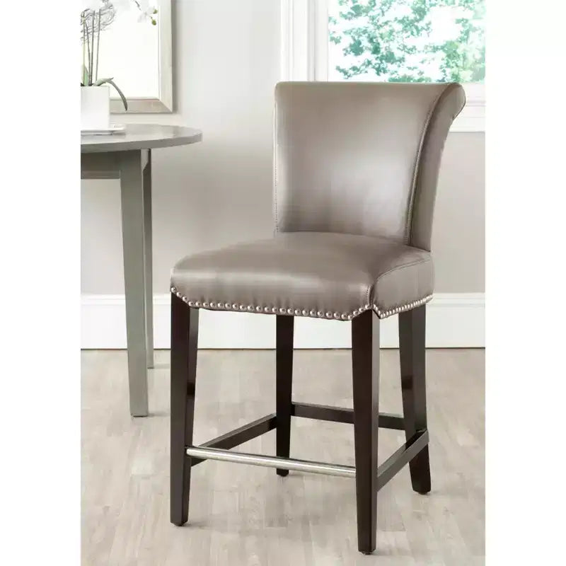 Tabouret de comptoir rembourré sans accoudoirs