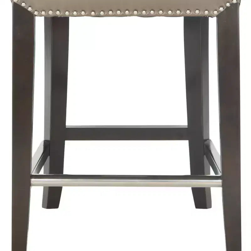 Tabouret de comptoir rembourré sans accoudoirs