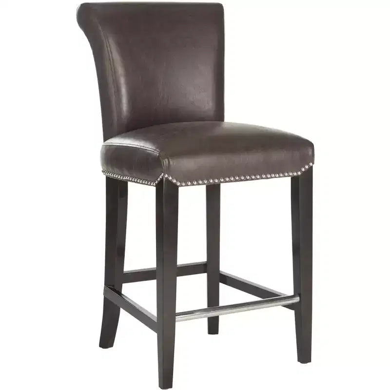 Tabouret de comptoir rembourré sans accoudoirs