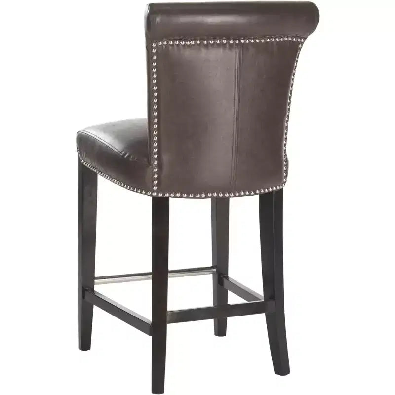 Tabouret de comptoir rembourré sans accoudoirs