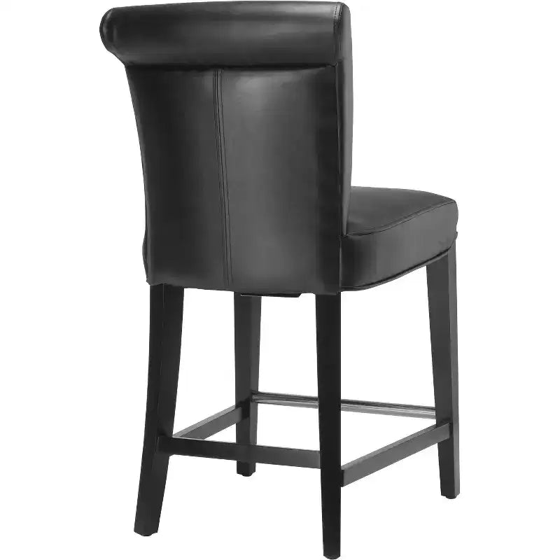 Tabouret de comptoir rembourré sans accoudoirs