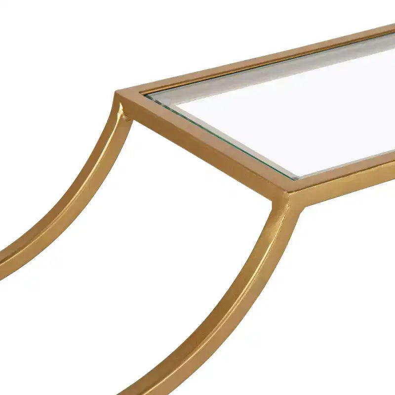 Étagère murale en métal, style glamour moderne