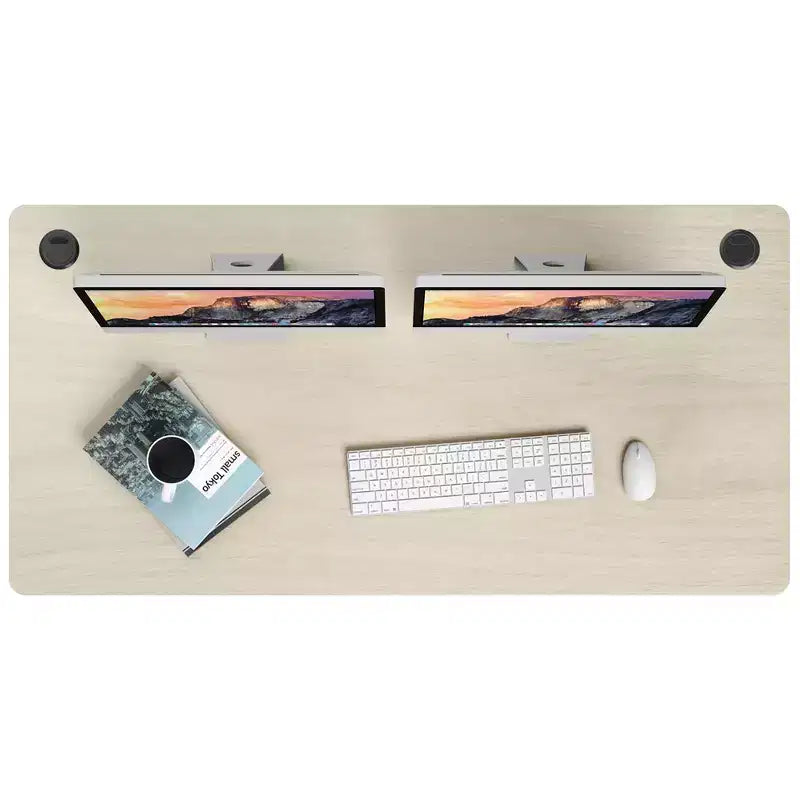 Plateau universel pour cadre de bureau standard et assis-debout Naturel