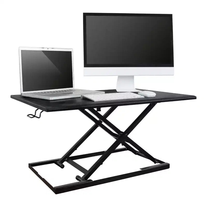 Stand Up Desk Store AirRise Adjustable Height Standing Desk Converter Monitor Stand