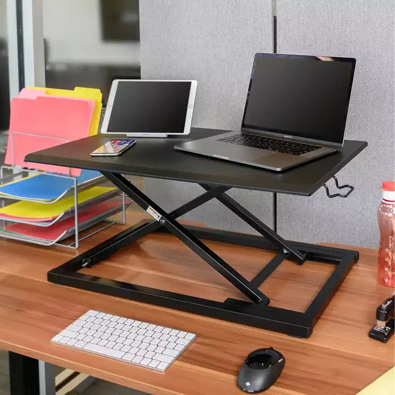 Rehausseur de moniteur de bureau assis-debout à hauteur réglable AirRise de Stand Up Desk Store