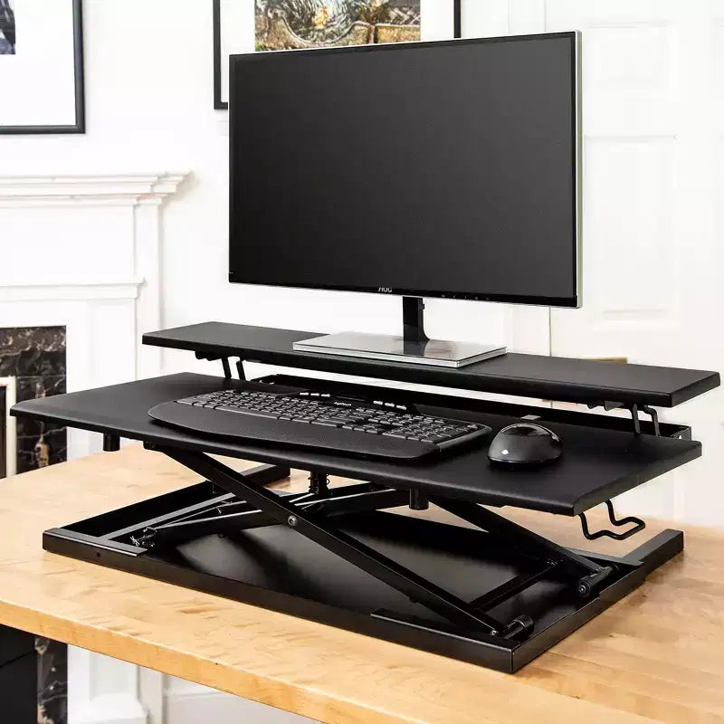 Rehausseur de moniteur de bureau assis-debout à hauteur réglable AirRise de Stand Up Desk Store