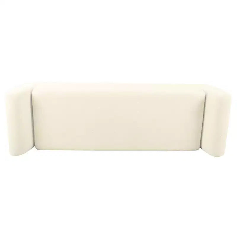 Banc de rangement moderne avec pieds en bois