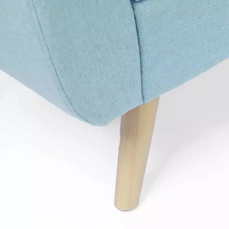 Banc de rangement moderne avec pieds en bois